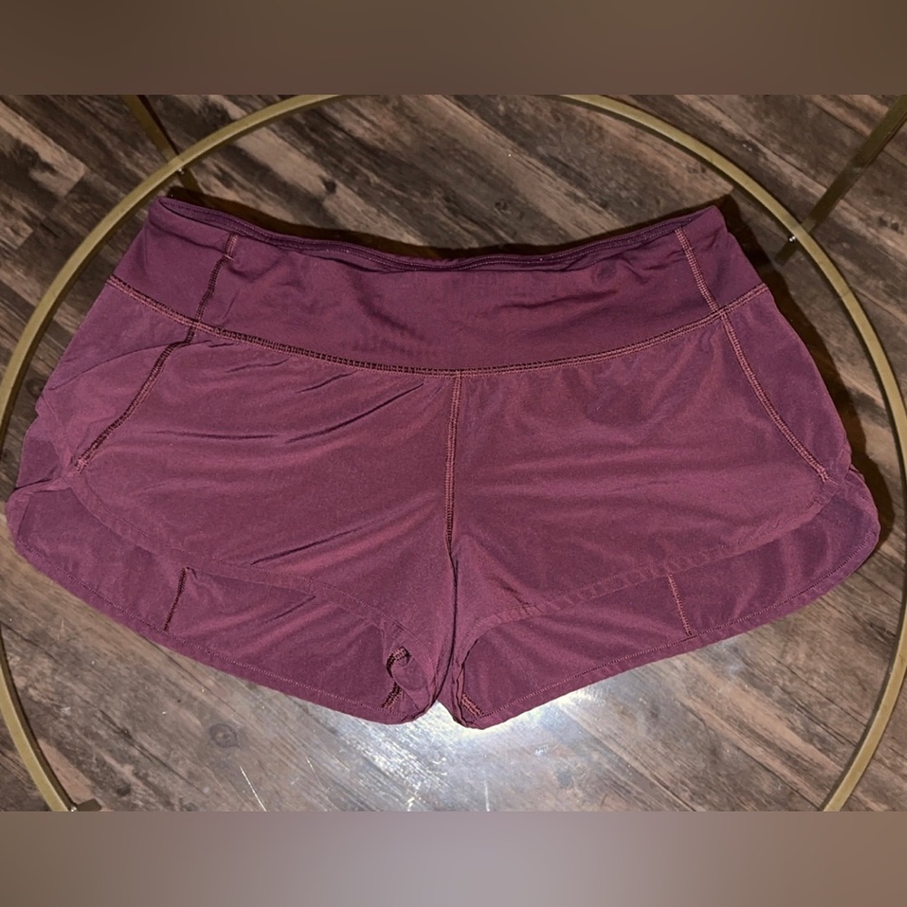 Lululemon Maroon Shorts